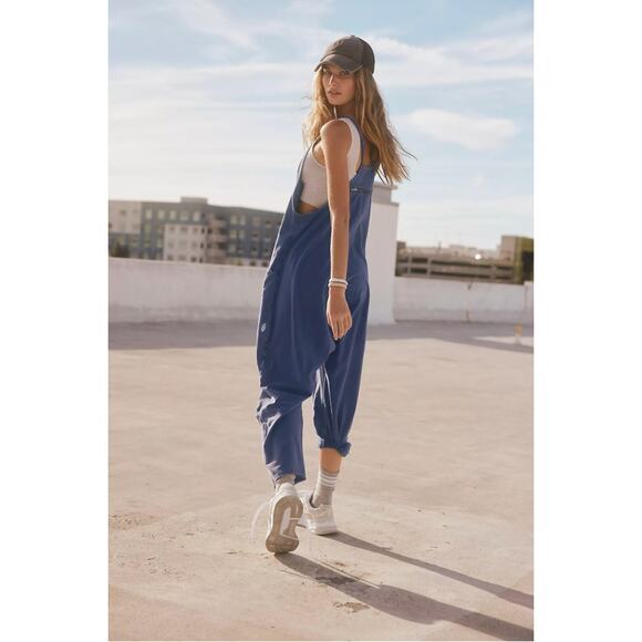 Free People Movement Hot Shot Onesie | Size S | Supernova (Blue) - Picture 3 of 4